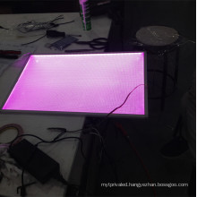 Customized shape and size high bright flexible led wall advertising panel 595x595 36w